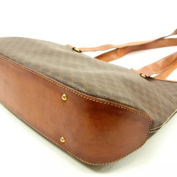 Celine Tote bag Macadam Brown Woman Authentic Used - Picture 9 of 13